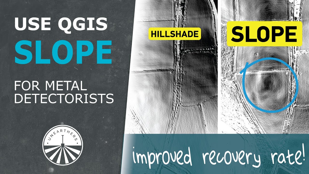 Learn how slope shading can improve your metal detecting recovery rate QGIS | LIDAR | FREE | EASY