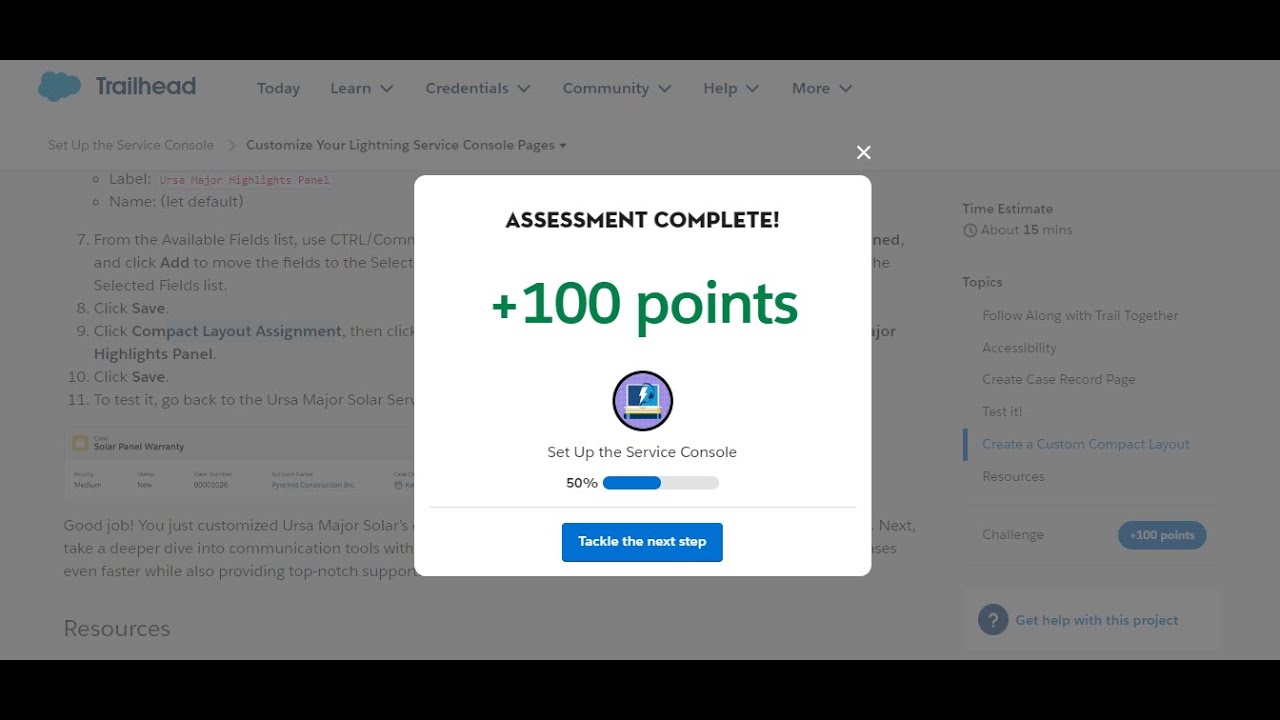 Customize Your Lightning Service Console Pages | Set Up the Service Console - Salesforce Trailhead
