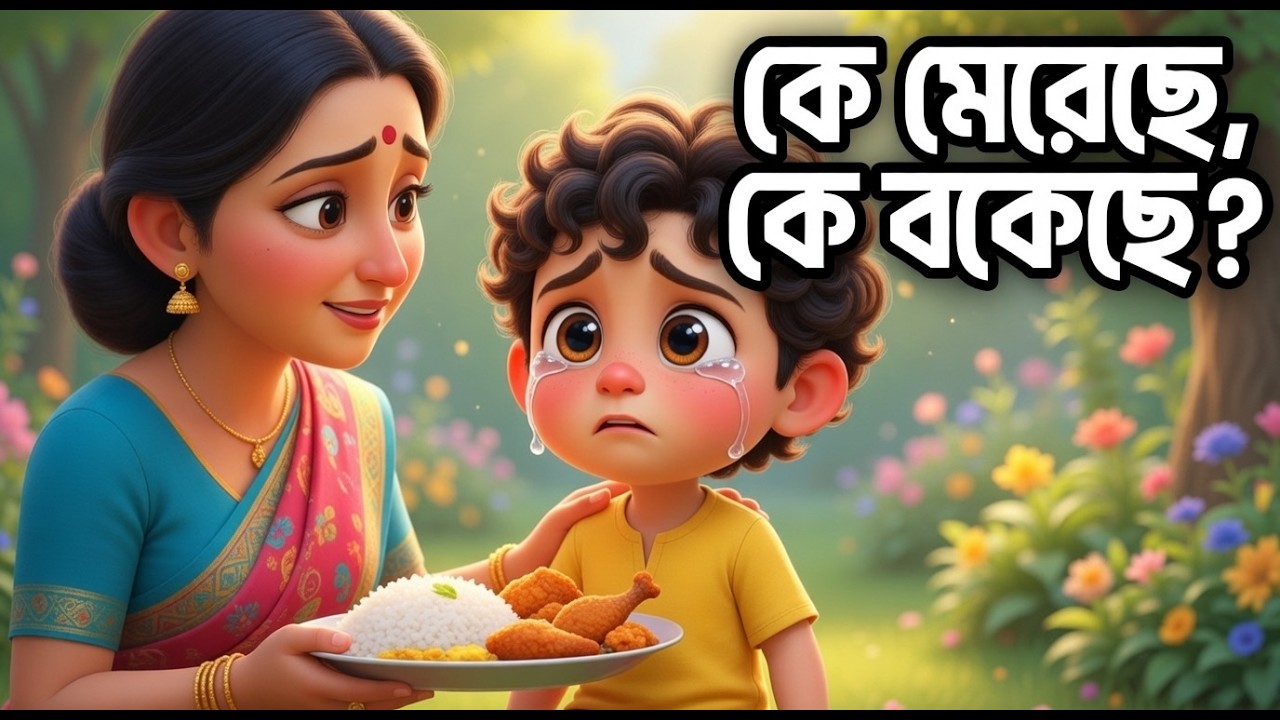 কে মেরেছে কে ধরেছে | Ke Mereche Ke Dhoreche | জনপ্রিয় বাংলা ছড়া | Bengali Nursery Rhymes |
