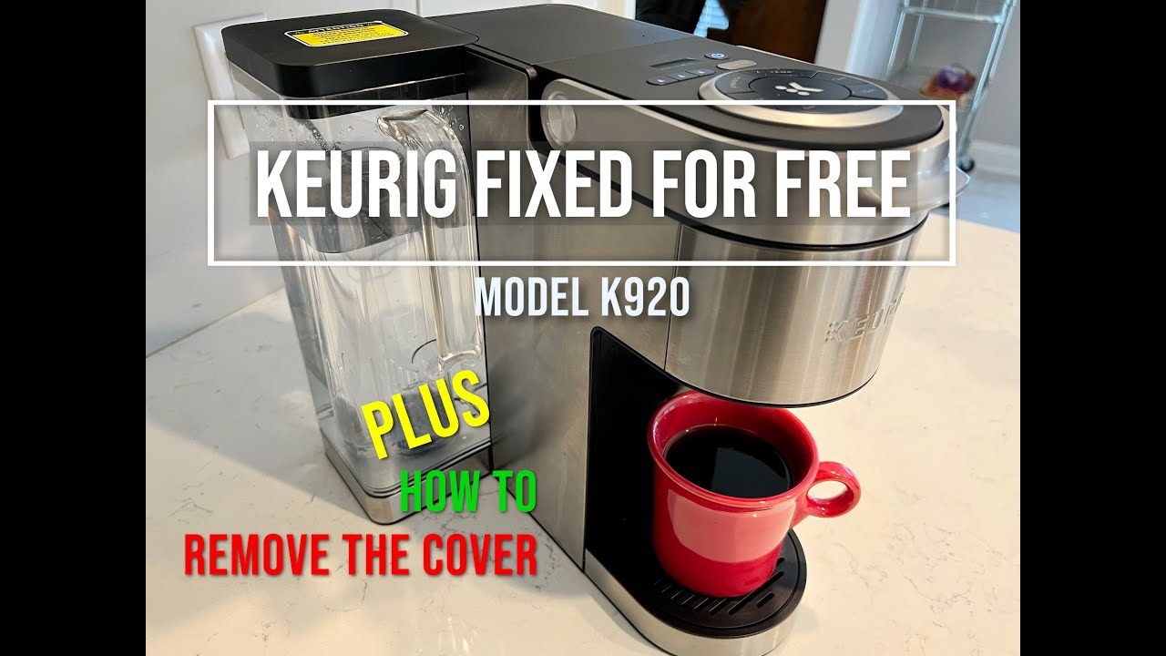 Keurig Has No Power I Removed the Cover and Fixed for FREE