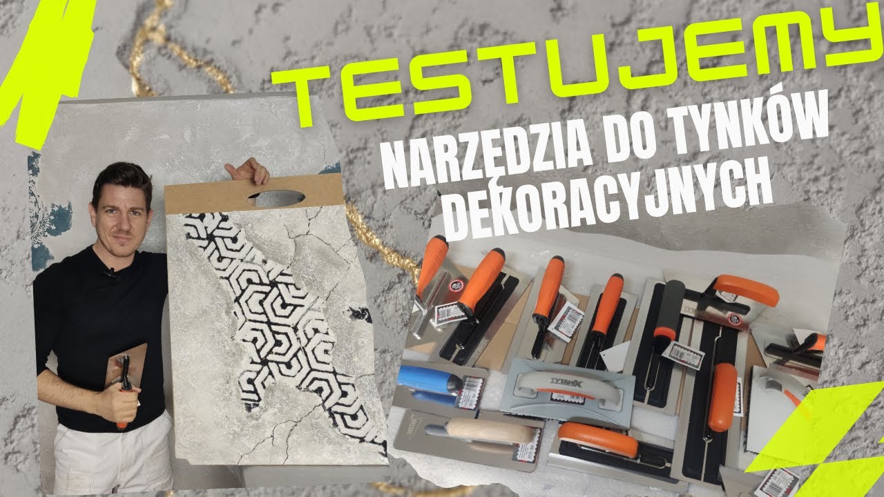TESTUJEMY narzędzia do tynk&oacute;w dekoracyjnych marki INSTAR + KONKURS odcinek 1