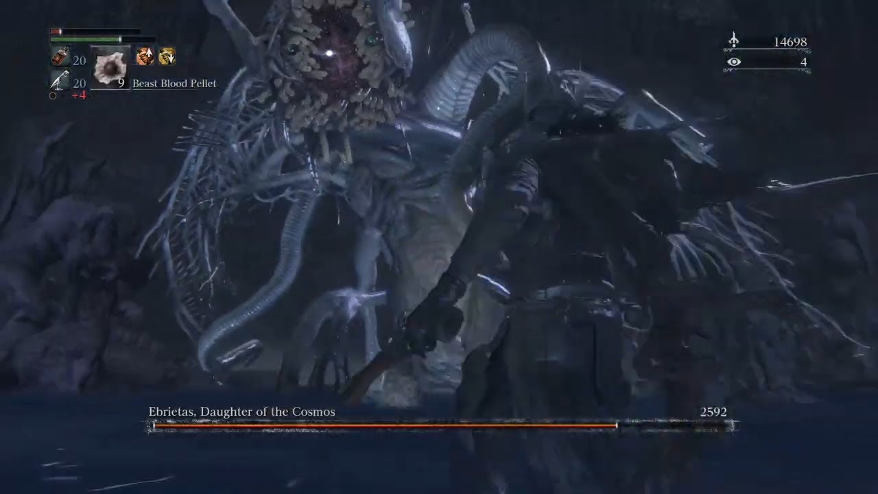 Bloodborne - Ebrietas, Daughter of the Cosmos (BL4 NG+6, No Hit [Aura Damage only])