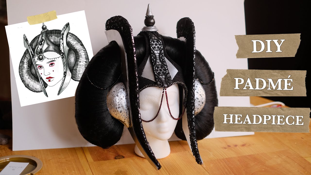 Recreating Queen Amidala's headpiece | Star Wars cosplay tutorial