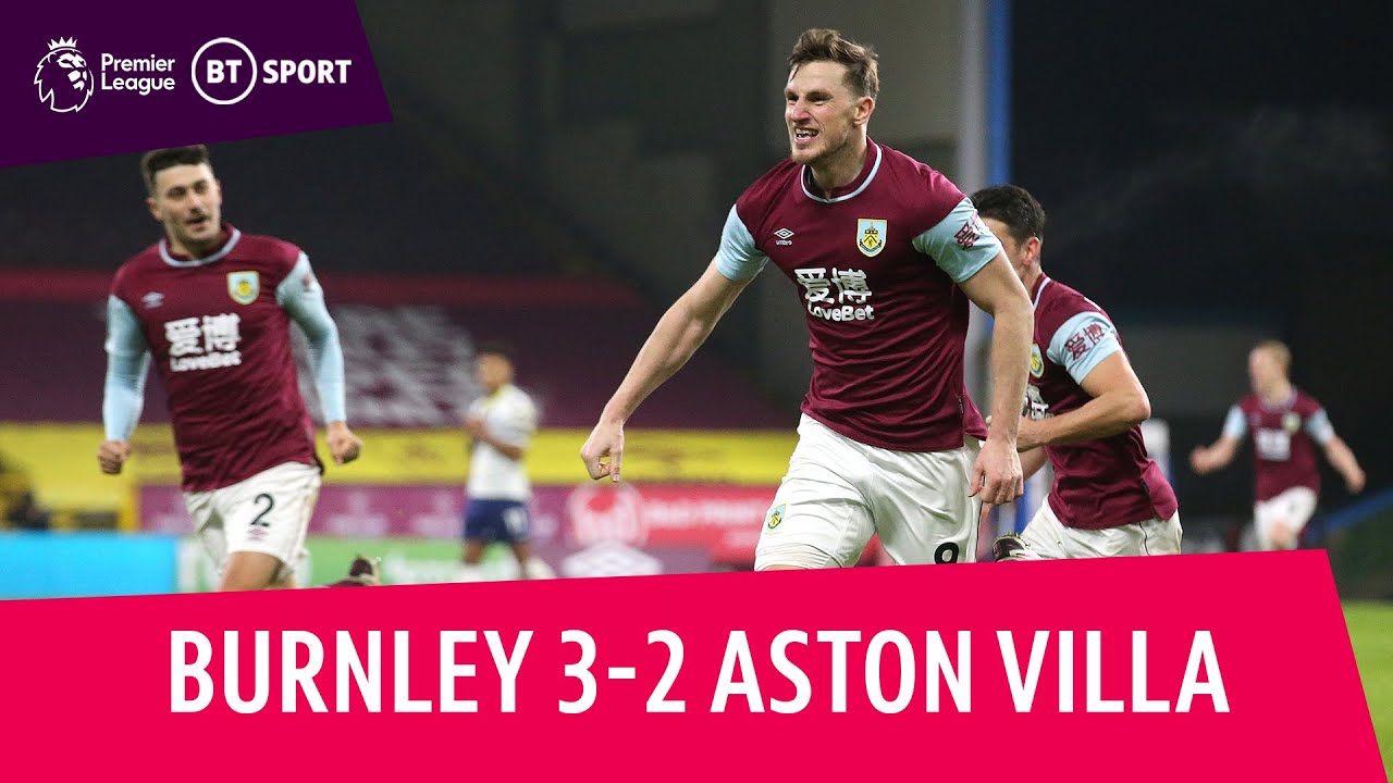 Burnley v Aston Villa (3-2) | McNeil and Wood secure Clarets comeback! | Premier League Highlights