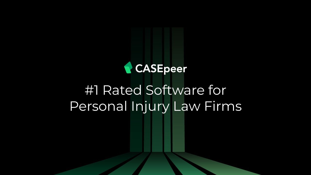 #1 Rated Software for Personal Injury Law Firms