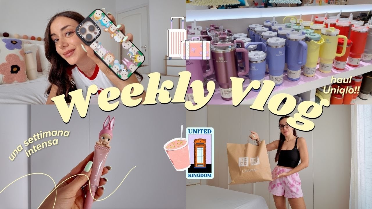 un periodo intenso tra lavoro, viaggi e haul ✈️ | weekly vlog