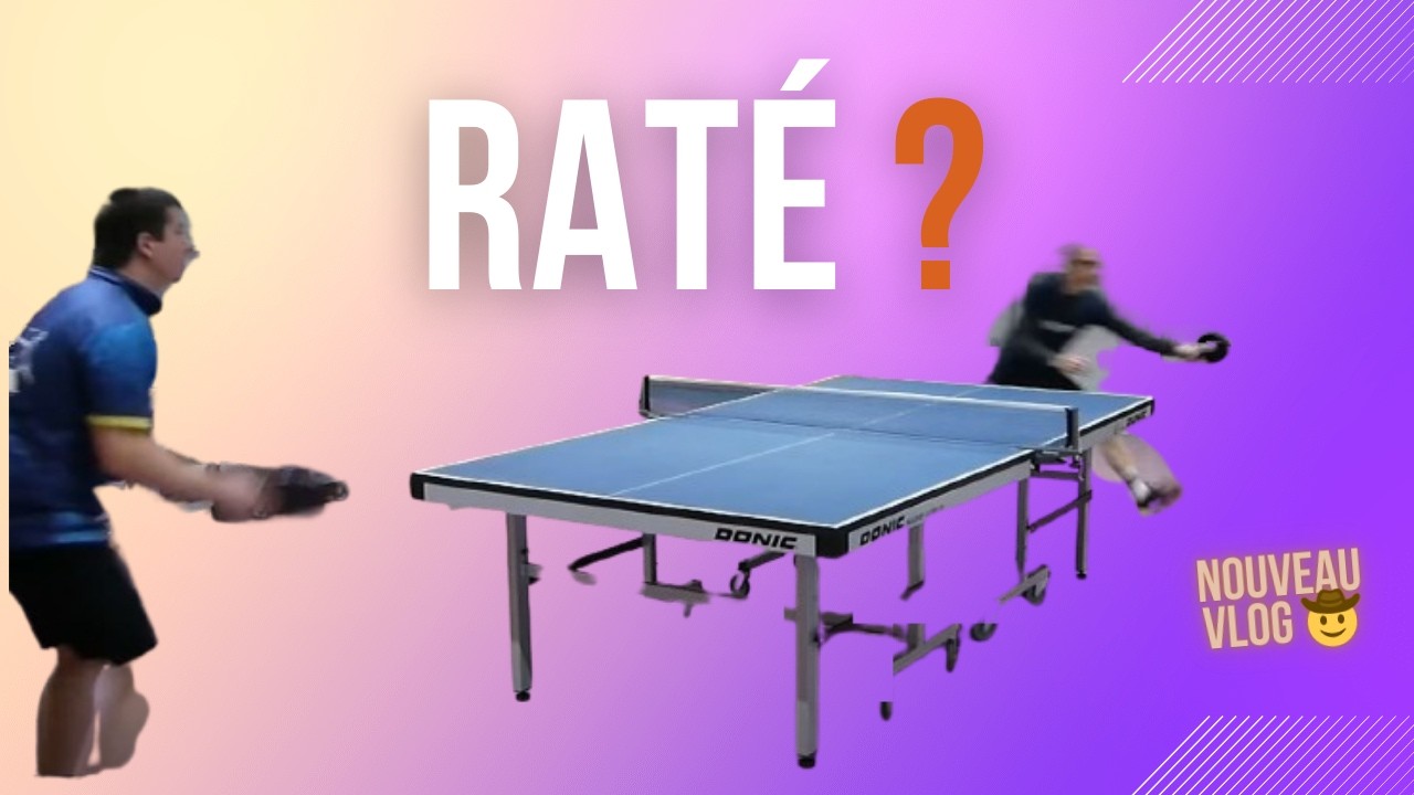 Il me pirate 😱 - tennis de table 🏓