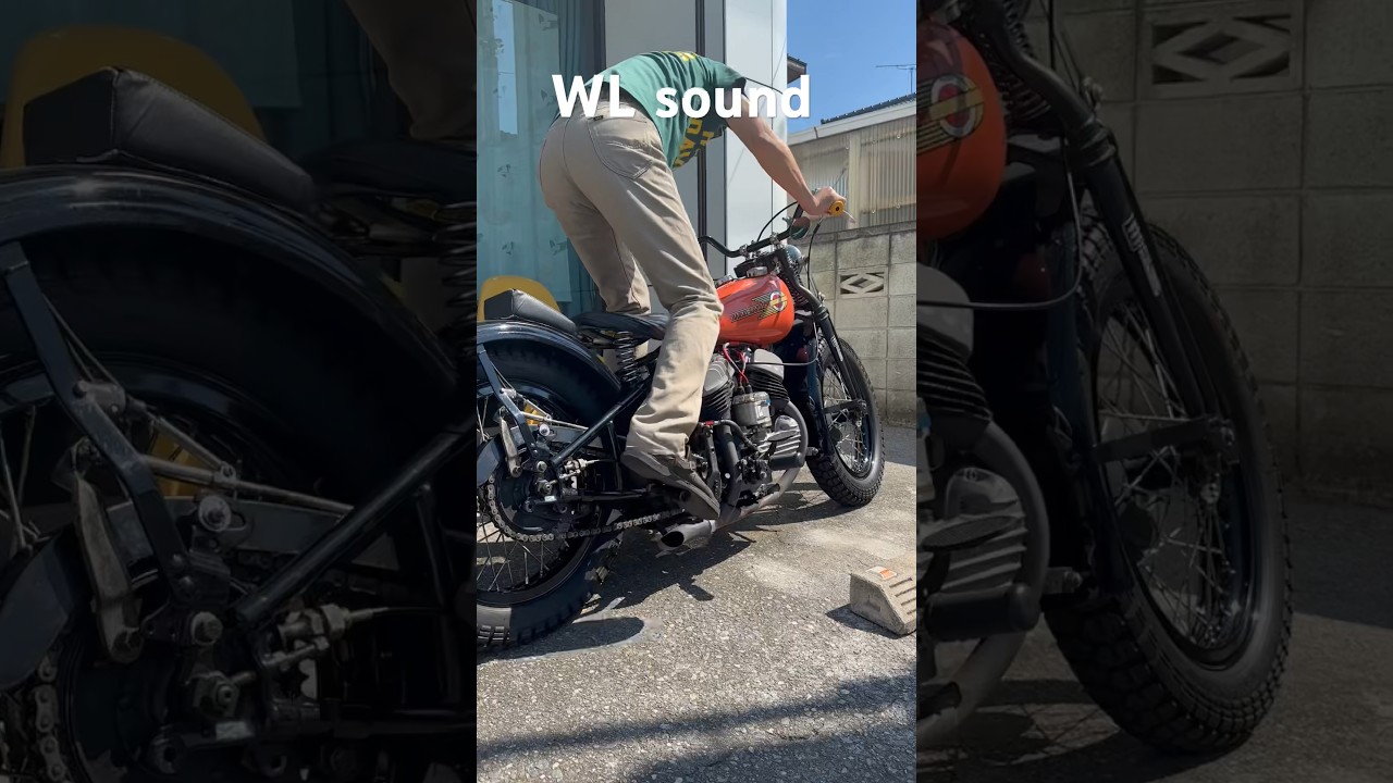 【Harley-Davidson】side valve WL Kickstart！ 
