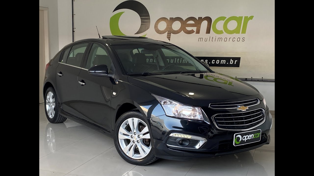 CONHEÇA O CHEVROLET CRUZE SPORT6 LTZ ANO 2015 PRETO CARBON Interior Brownstone 4k