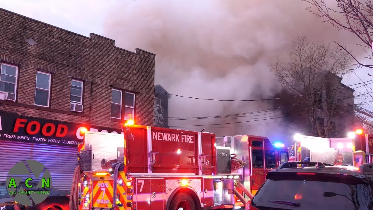 Firefighters Battle Major Blaze in Newark’s West Ward