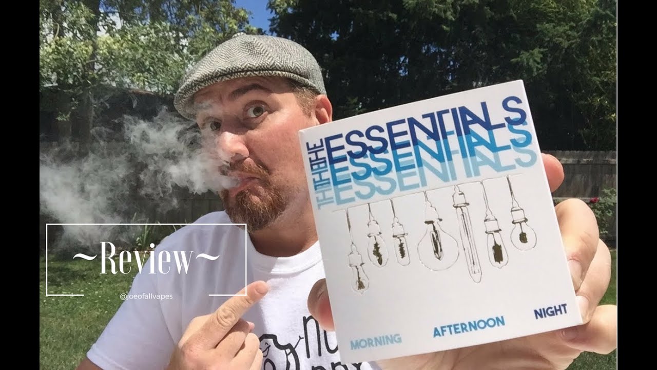 Essentials E liquid review for August, 2016 Joe of all vapes.