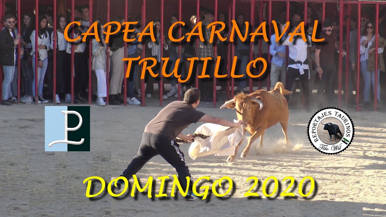 CAPEA DEL CARNAVAL TRUJILLO DOMINGO 2020 VACAS DE ALCURRUCEN