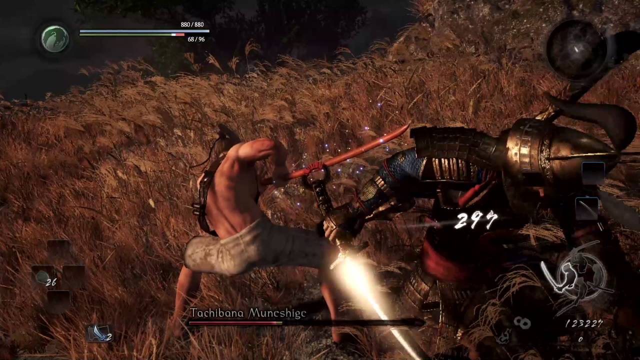 Nioh Beta [Tachibana Muneshige Boss] Iaido Duel - LVL 1 Wooden Sword No Damage