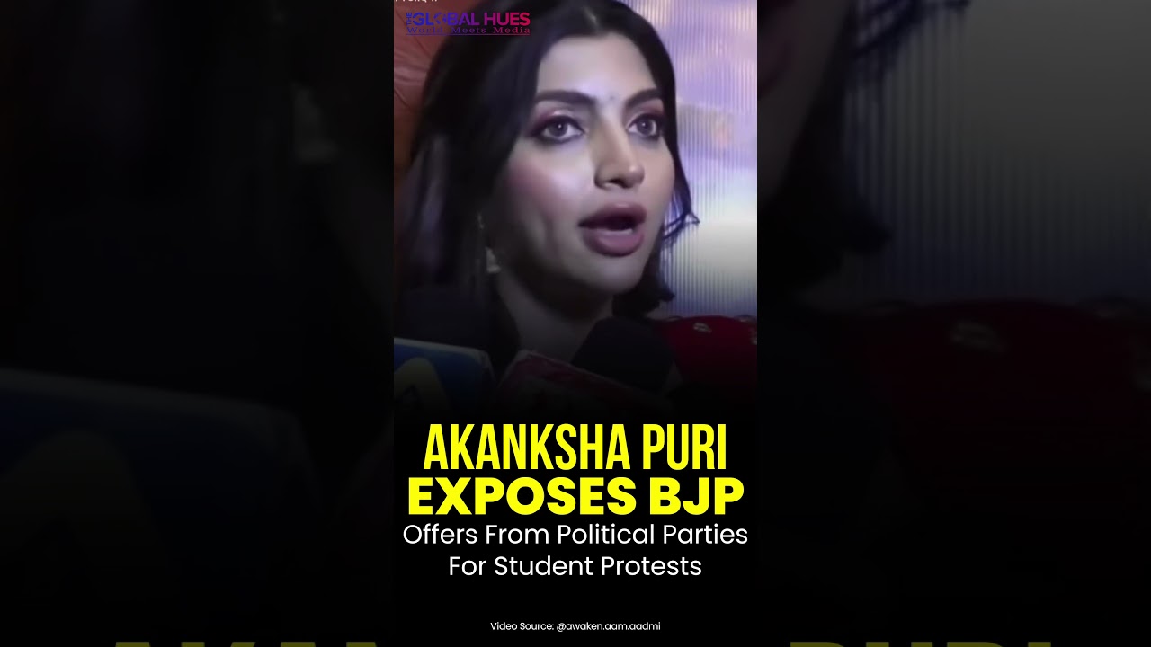 #AkankshaPuri Exposes #BJP Offers From #Political Parties For #StudentProtests #breakingnews #cjp
