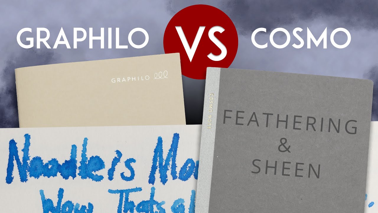 Graphilo vs Cosmo Air Paper Stress Test: Feathering & Sheen