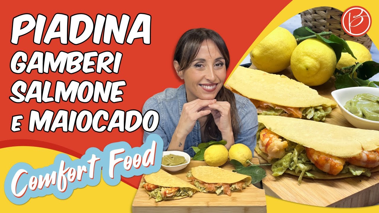 Piadina di gamberi, salmone e MaioCado - Benedetta Parodi Official