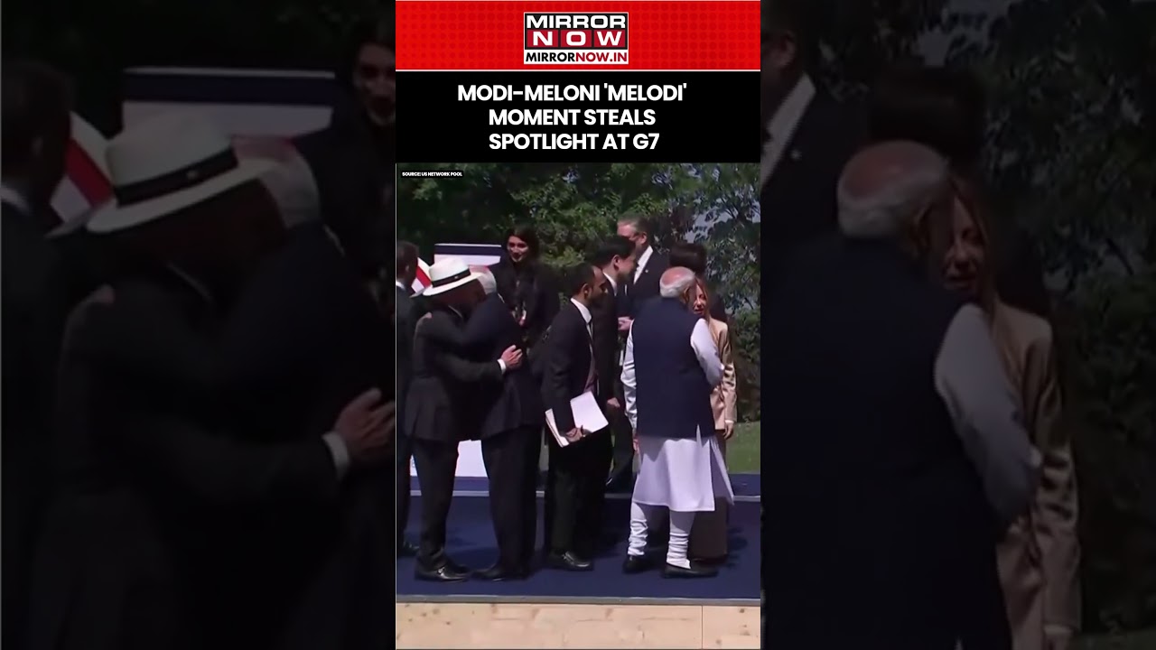 PM Modi-Meloni's Reunion Revive 'Melodi' Moment At G7, Viral Moment Steals Spotlight #shorts