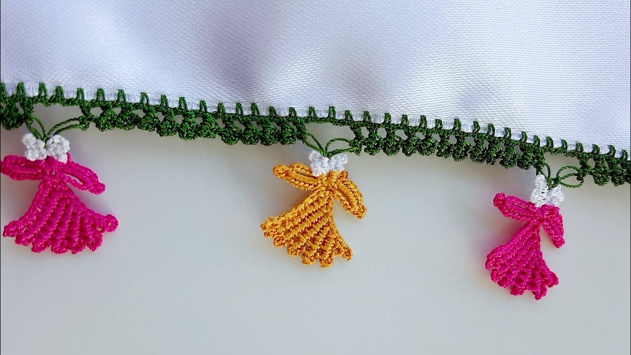 438 Kaftan Giymiş Gelin Tunus işi Tığ Oyası Yapımı