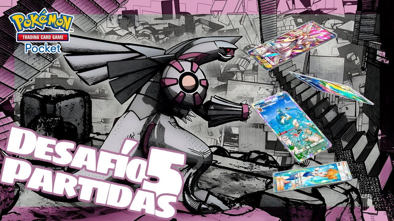 Desafío 5 Partidas || Palkia ex / Vaporeon #pokemontcgpocket #pokemon #pokemontcg