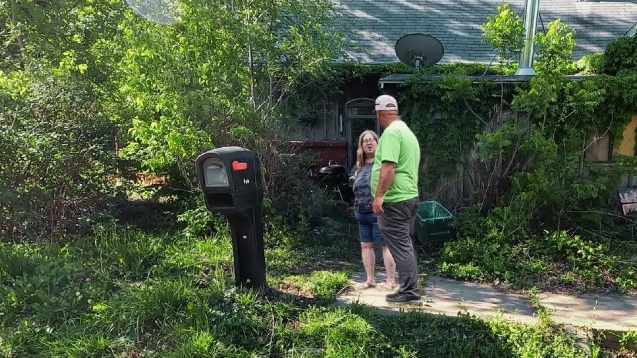 STROKE SURVIVOR Had OVERGROWN LAWN and Sidewalks You Couldn't See