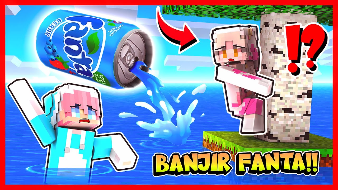 DESA ATUN & MOMON BANJIR MINUMAN FANTA !! Feat @sapipurba Minecraft