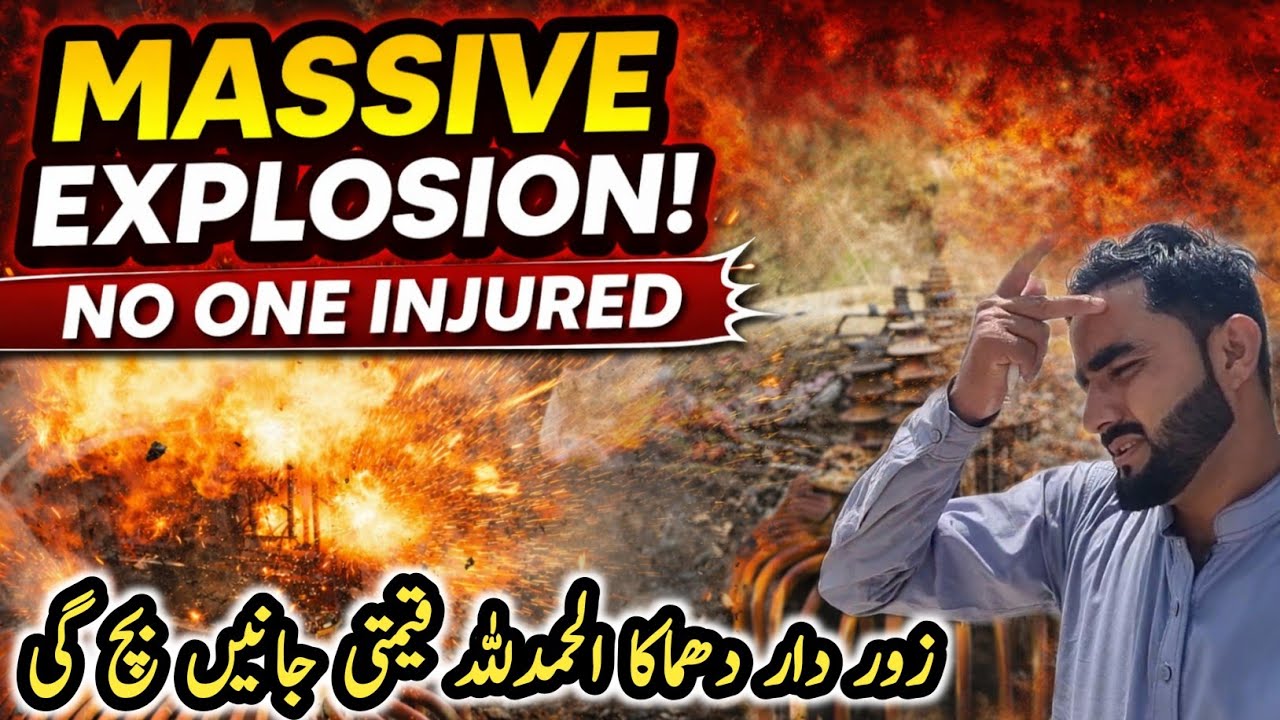Powerful explosion, thank God, precious lives will be saved|Transformer 🥹|Israr ahmed official 
