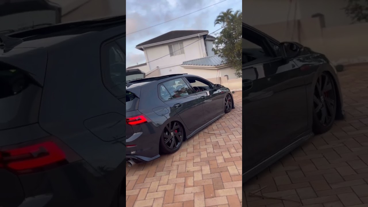 Bagged Mk8 GTi#southafrica #automobile #cars #bagged #stance #volkswagen #golf