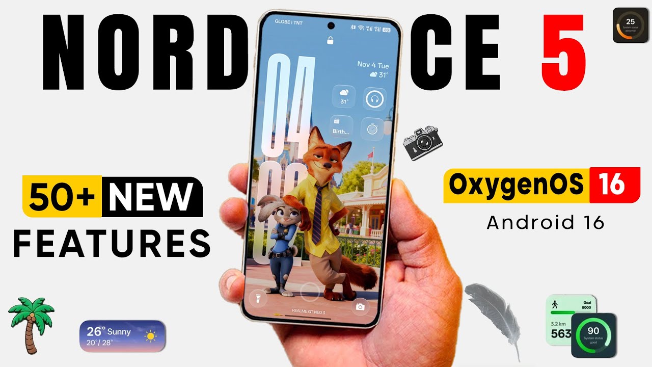 OnePlus Nord CE 5 OxygenOS 16 Update: 50+ New Features | Android 16 New Update | OxygenOS 16 Update🔥