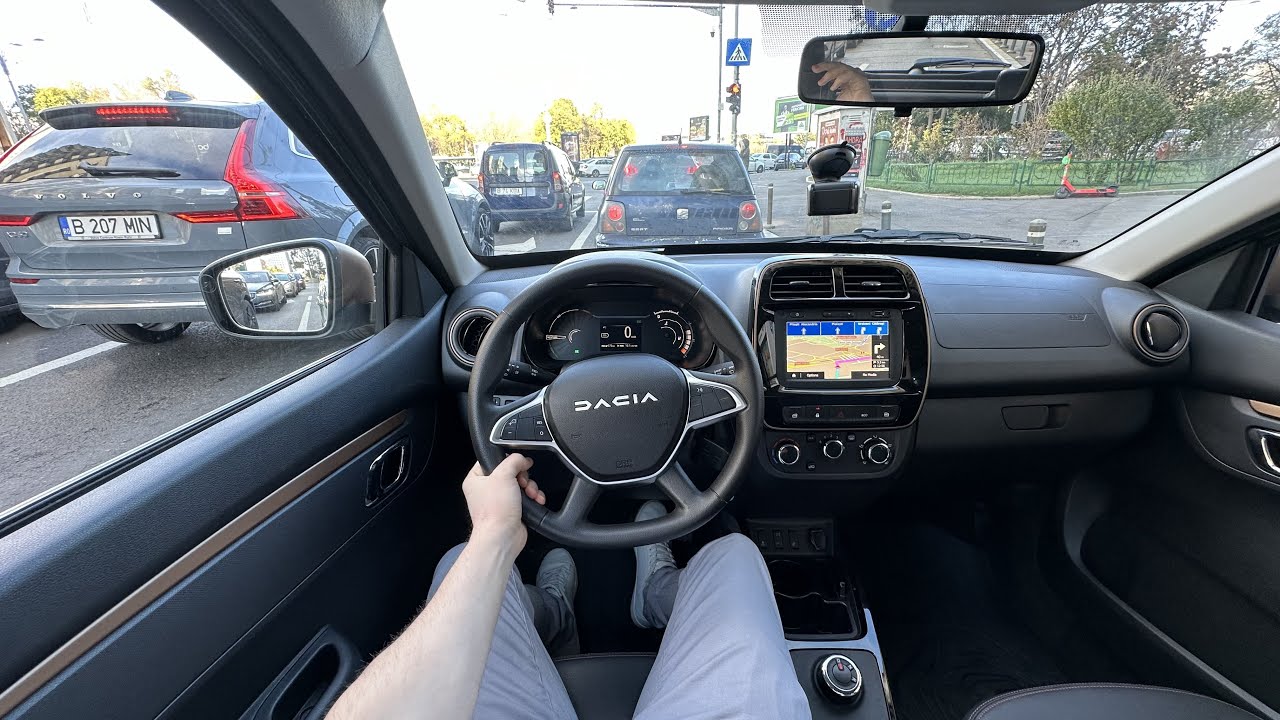 New Dacia Spring Extreme 2023 Test Drive POV
