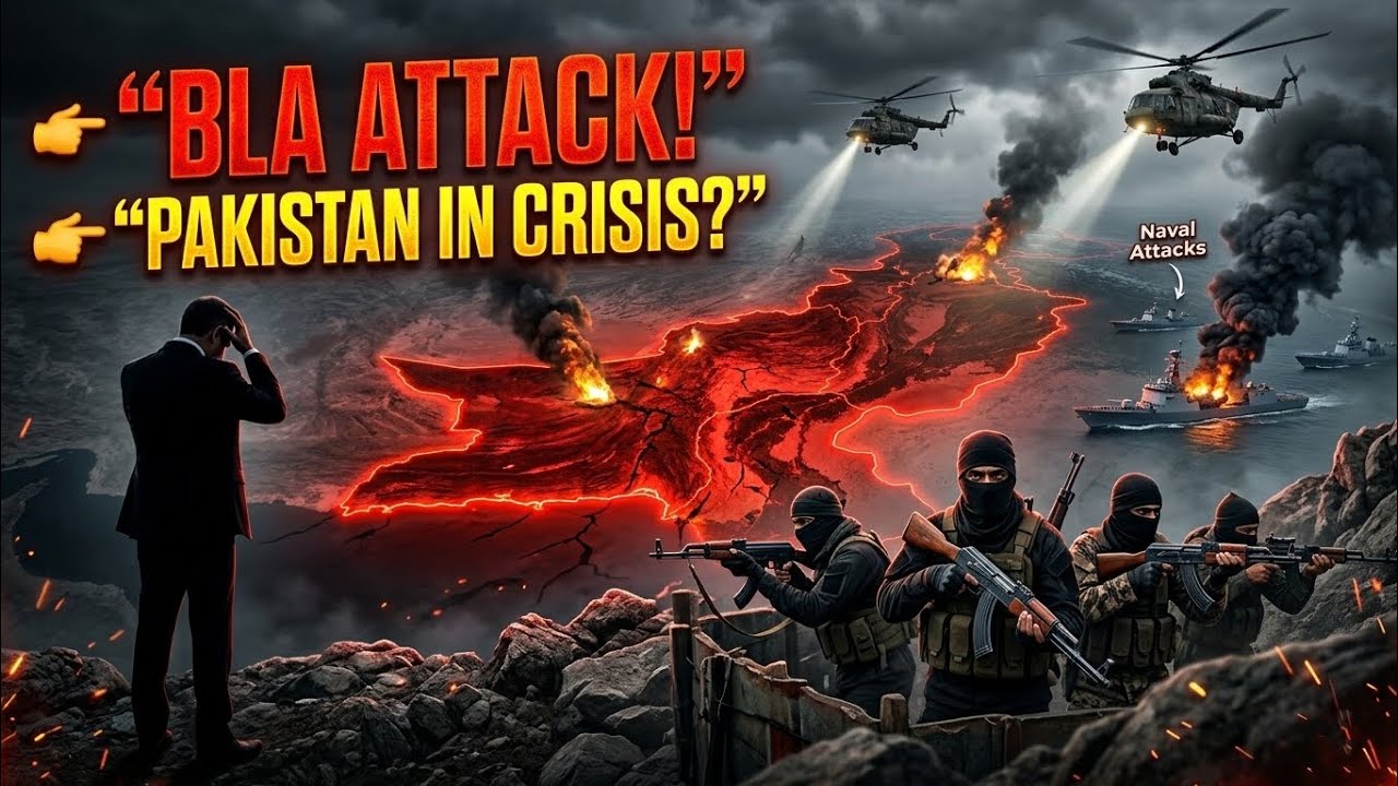 BLA Naval Attack 😱 Pakistan Crisis Deepens | Inside Story | #pakistan #blaattack #news #trending 