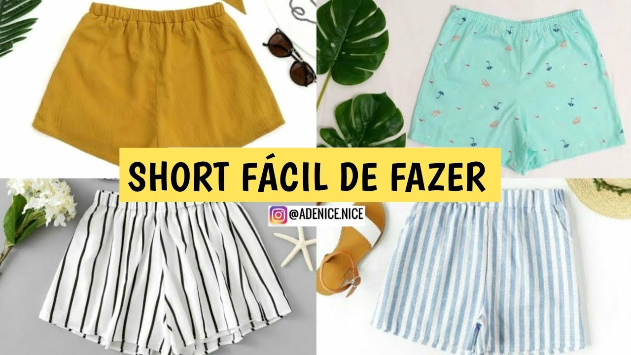 SHORT MUITO FÁCIL SEM MODELAGEM | PARA INICIANTES