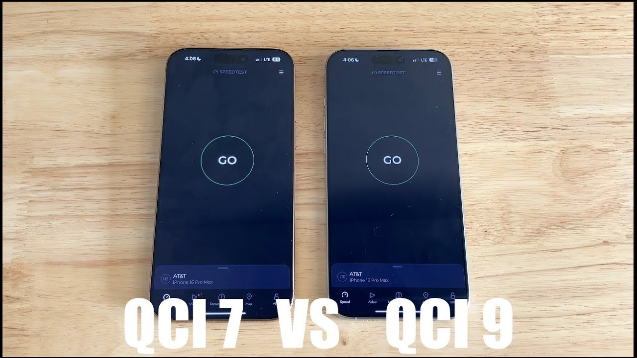 AT&T QCI 7 Vs QCI 9 Speed Test