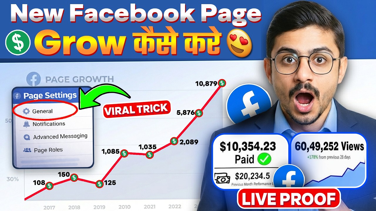 New Facebook Page Growth Tips 2026 |  0 To 100K Followers On Facebook 😱