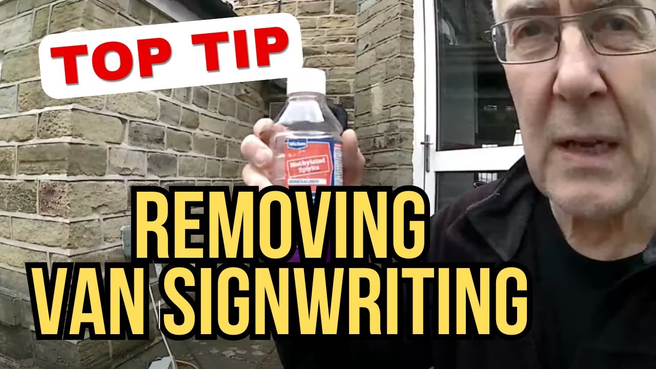 Easy Van Sign Removal: How to Use a Steamer to Get Rid of Stickers & Glue