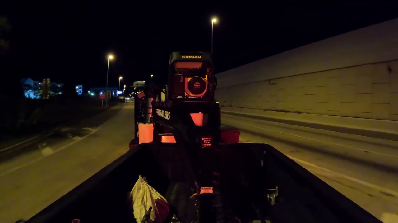 Driving my Chevy Silverado 3500 Duramax Dually w/my PJ Gooseneck Trailer w/GoPro's.  (4K)