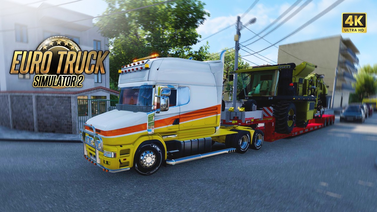 WOW BAWA TRUCK LEWATIN GANG SEMPIT! | ETS2 | RJL Scania T & T 4-series