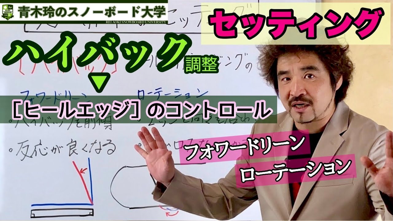 【セッティング：ハイバック調整】フォワードリーンは反応の良さを！ローテーションはパワーロスのないエッジングを！それぞれのメリットとデメリットを解説。これでヒールの悩みが一つ消える！