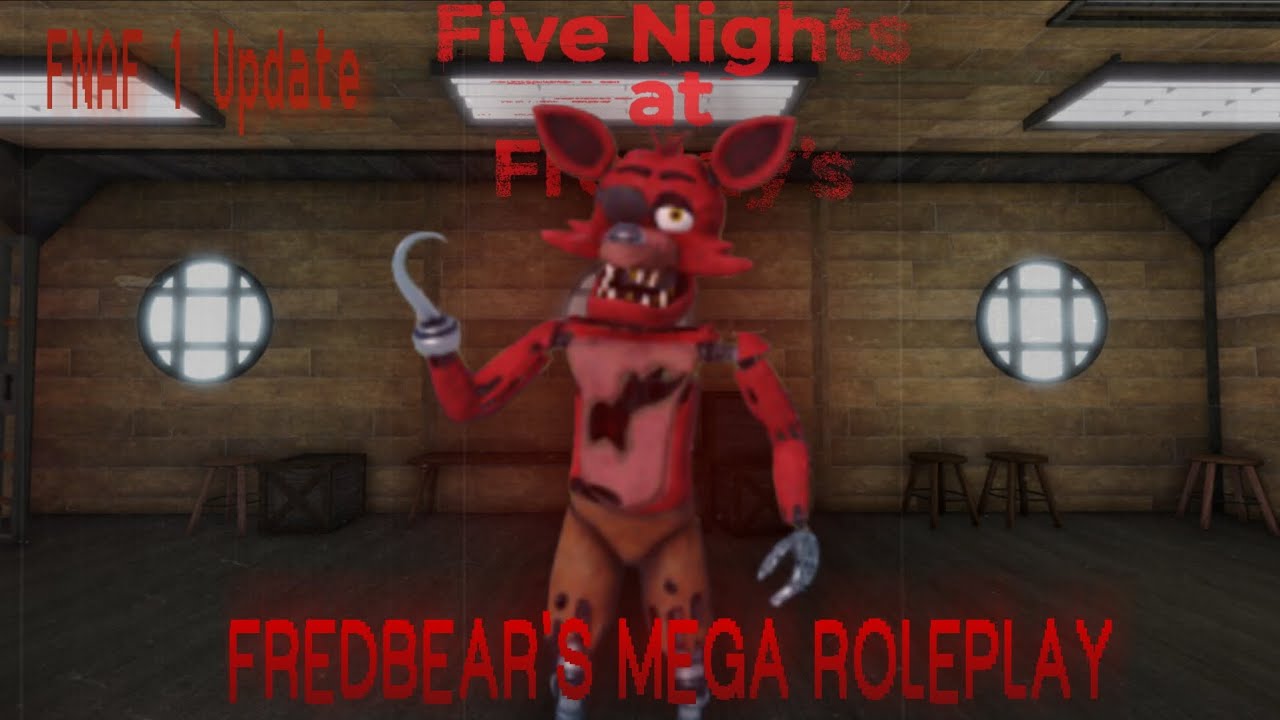 HOW TO GET FOXY (FNAF 1) AND SHOWCASE //Fredbear's Mega Roleplay Roblox