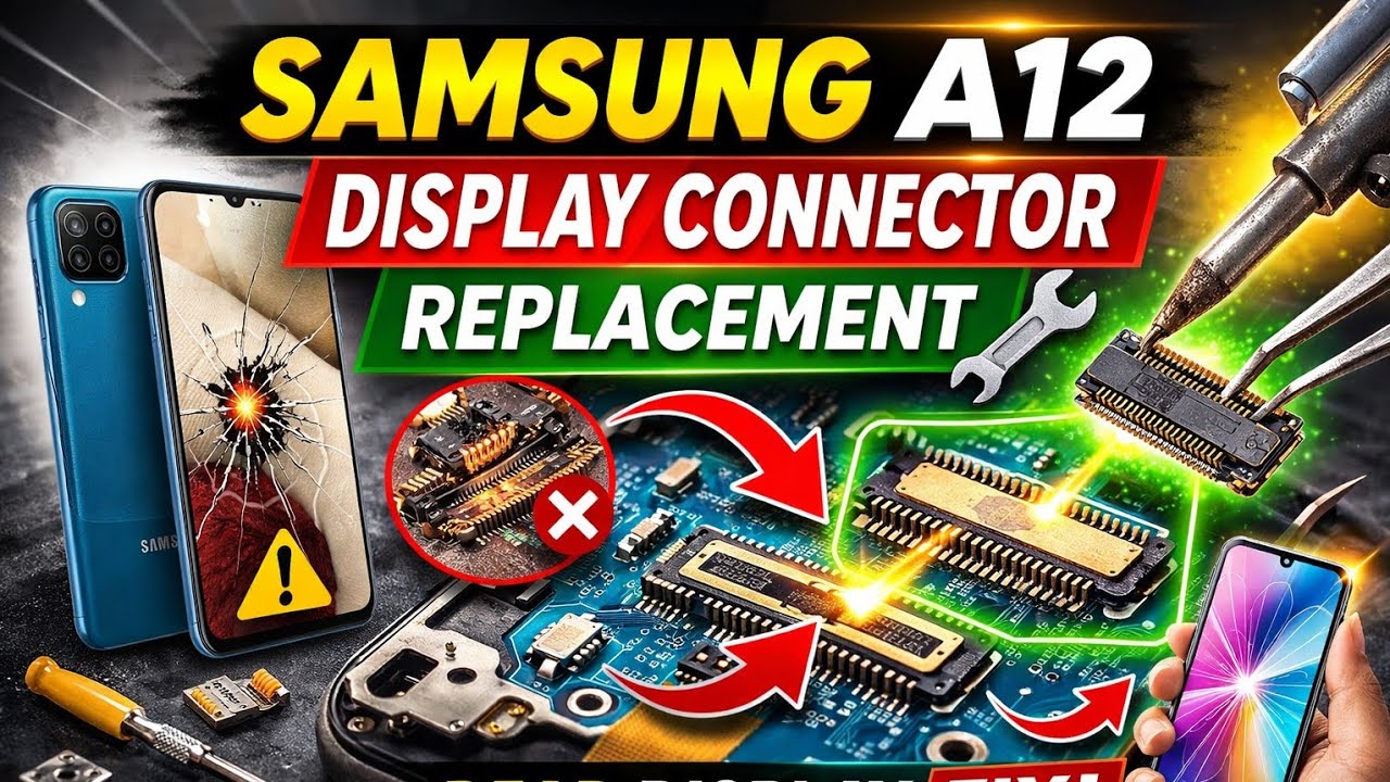 Mobile Display Connector Replacement | Easy Fix for Dead/No Display Problem