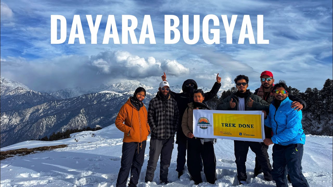 DARAYA BUGYAL TREK #uttarakhand #wintertrek #snow #dayarabugyal