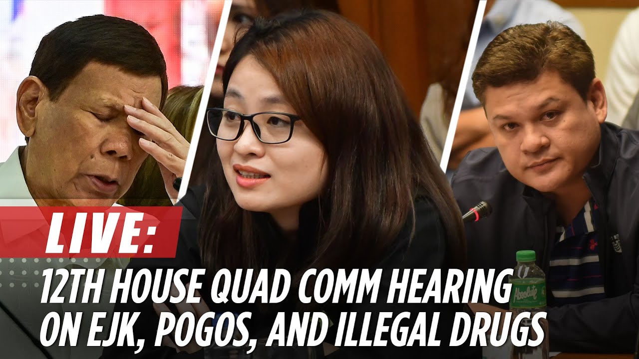 LIVE: House resumes quad comm hearing on EJK, POGOs, and illegal drugs | November 27