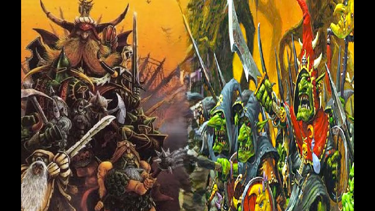 Chaos dwarfs vs goblins. 2000 pts. game 3