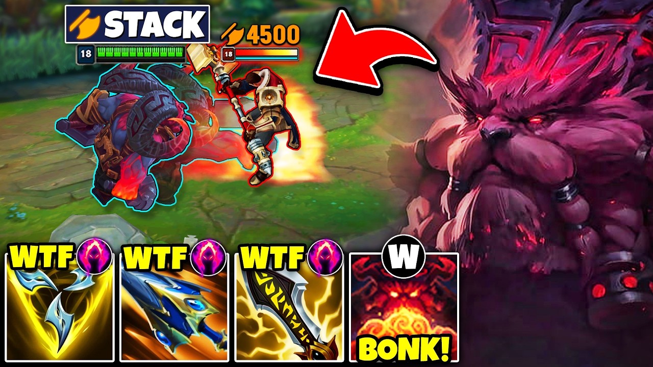Ornn with 400+ attack damage is the most hilarious thing you'll see today... (BIG BONKS)