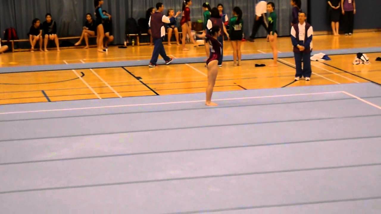鄒立怡 - FX - 2015 HK Inter-school Gymnastics (secondary)