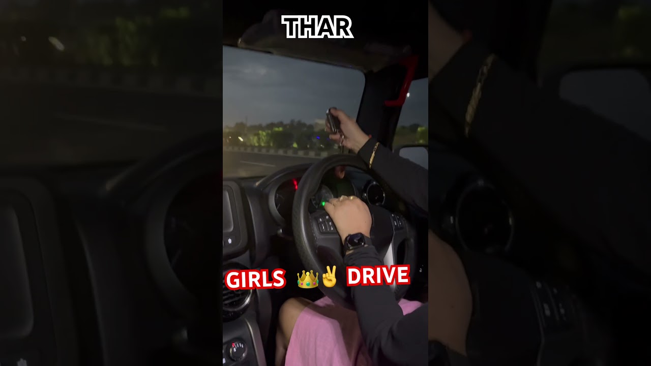 Thar ✌️ GIRLS DRIVE  🦅🖤 #viral #shorts #shortfeed  #youtubeshorts  #trending  #ytshorts  #explore