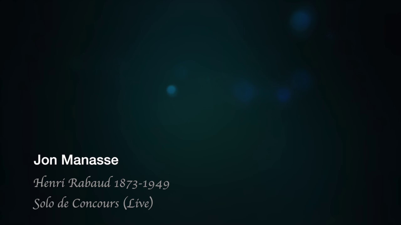 Jon Manasse Rabaud
Solo de Concours (Live)
