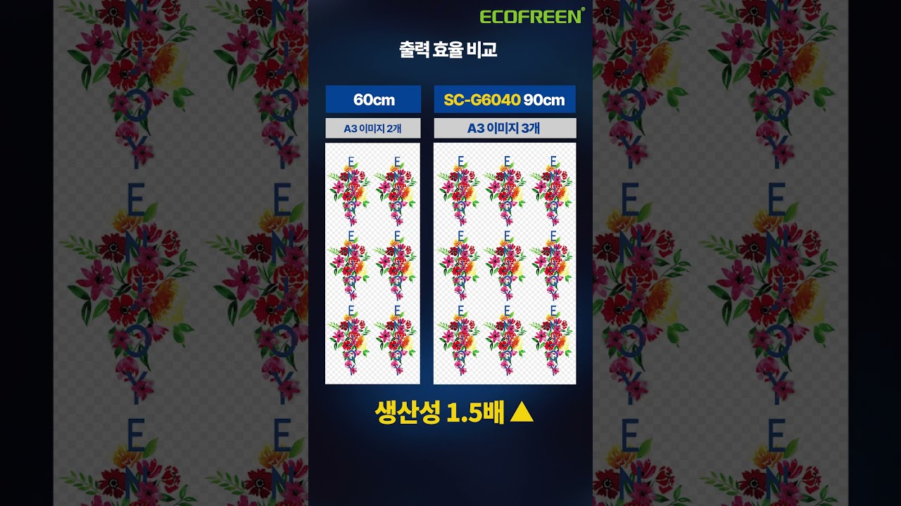 엡손 SC-G6040 실제 출력 속도 공개 ⚡ 60cm vs 90cm