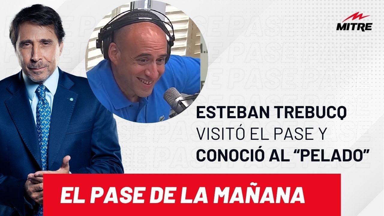 Esteban Trebucq visitó el Pase de la Mañana de Radio Mitre, conoció al “pelado” y estallaron el aire