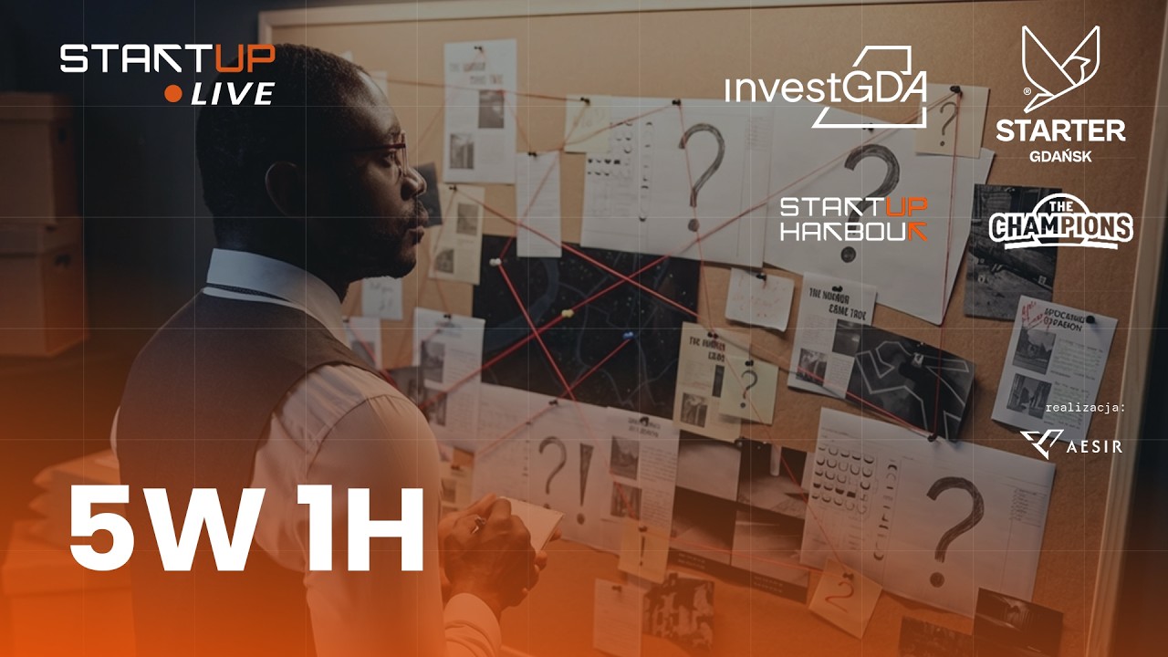 Przekształcanie pomysłu w hipotezę – ćwiczenie 5W1H | Startup Live #21