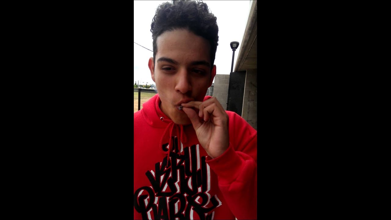 Guy swallows blunt roach
